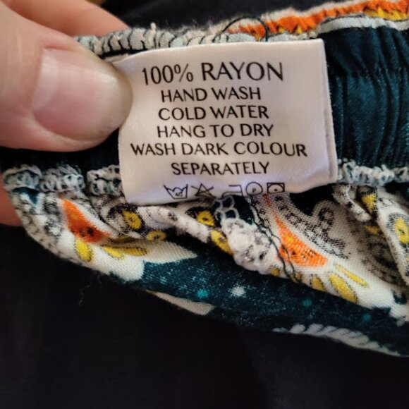 BAMBOO HOUSE Mandala Harem Pants Comfy Lightweight Festival Boho Yoga Hippie S - Picture 12 of 12